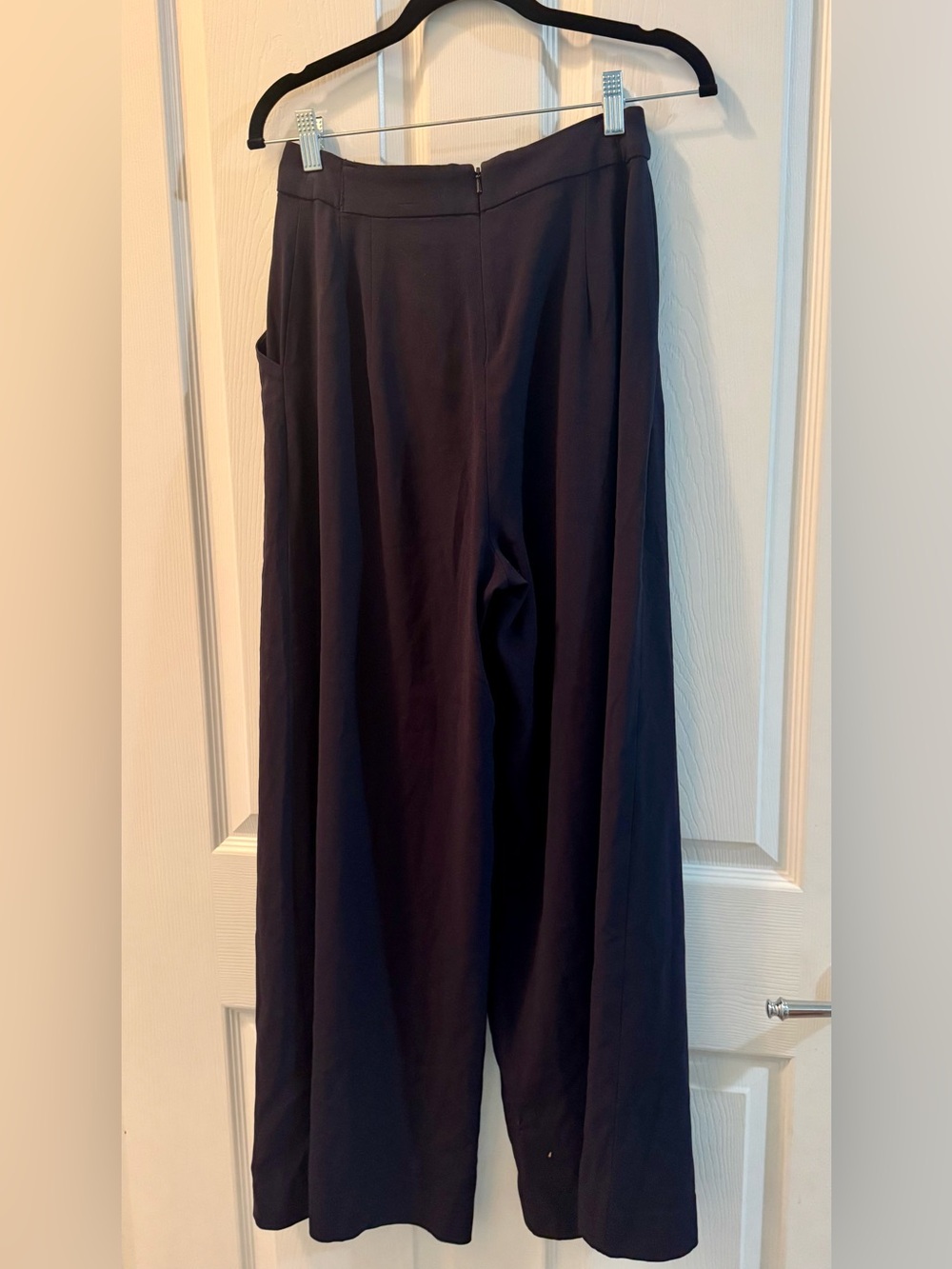 Zimmermann Wide Leg High Waist Navy Pants Size 1 (US 6) - Picture 4 of 9
